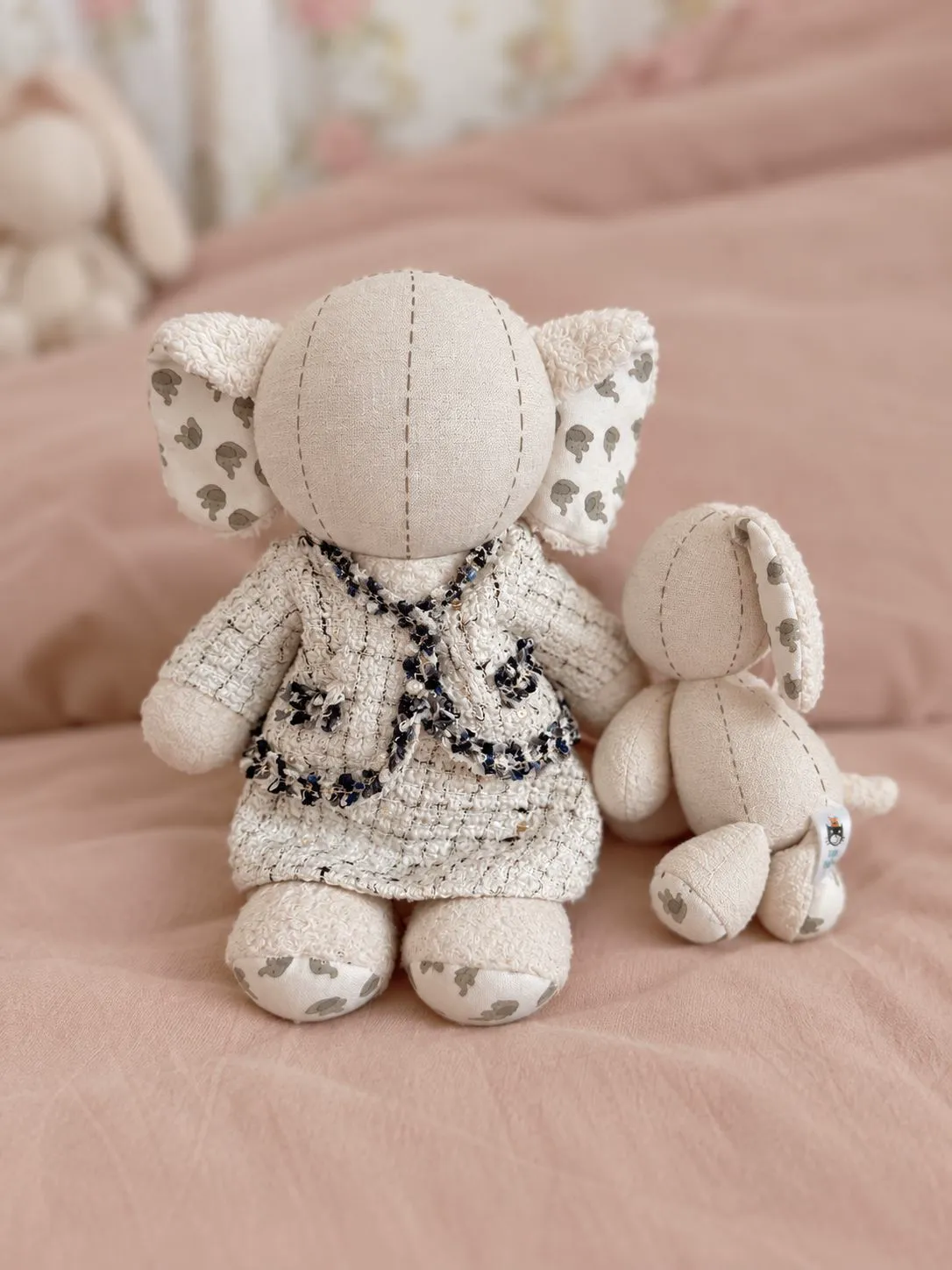 Bộ váy áo vải dạ tweed · View 1