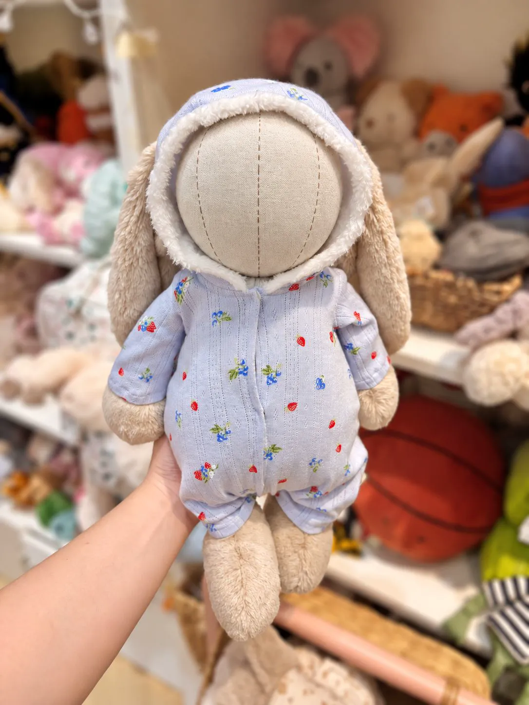 bodysuit for large size bunny · Blue · View 1